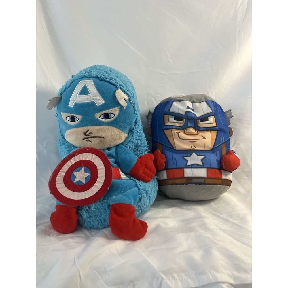 Marvel Comics Captain America  12" HideAway Pets Plush Pillow '2014‎